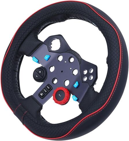 D Steering Wheel Cover Racing Game Accessories 10.6 inch 27cm for PC,Xbox OneSeries X/S,g920 x920 G29 g923 g27 g25,PS4,PS3, PS5,Nintendo Switch (Black Dark Blue) in Saudi Arabia