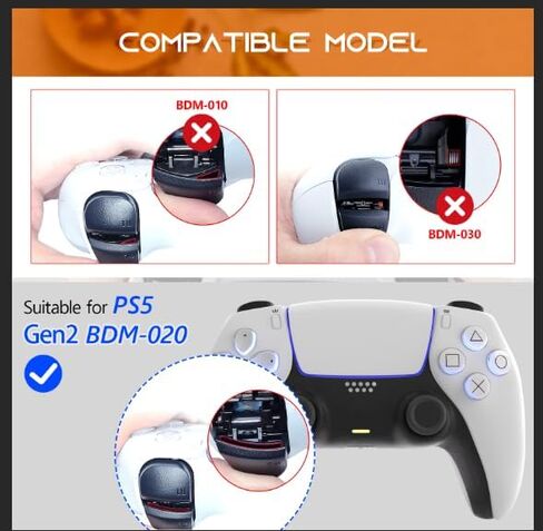 كابل شريط الميكروفون BDM-020 لوحدة تحكم PS5 استبدال كابل الشريط الأيسر والأيمن لسوني بلاي ستيشن 5 PS5 BDM-020 مع مجموعة أدوات إصلاح in Saudi Arabia