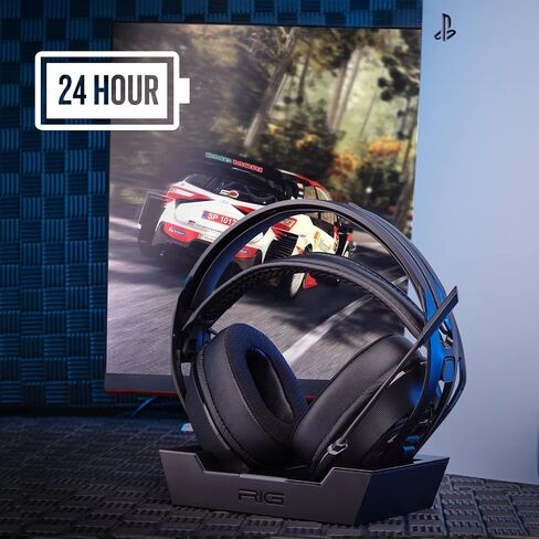 سماعة الألعاب اللاسلكية RIG 800 PRO HS ومحطة قاعدة متعددة الوظائف لأجهزة Playstation PS4 وPS5 والكمبيوتر الشخصي وUSB - بطارية 24 ساعة (متجددة) in Saudi Arabia