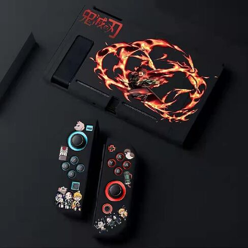 حافظة واقية من Luuly Camado Tanjirou Kisatsutai لـ Switch Anime Cute Soft TPU Case Cover for Handheld Video Game Controller لجهاز Nintendo Switch لامتصاص الصدمات والخدش (Kamado Tanjirou) in Saudi Arabia