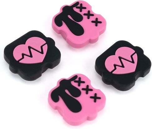 Switch Thumb Grips Joystick Caps Compatible with Nintendo Switch, Cute Silicone Joystick Cover Compatible with Nintendo Switch OLED/Lite Controller Accessories in Saudi Arabia