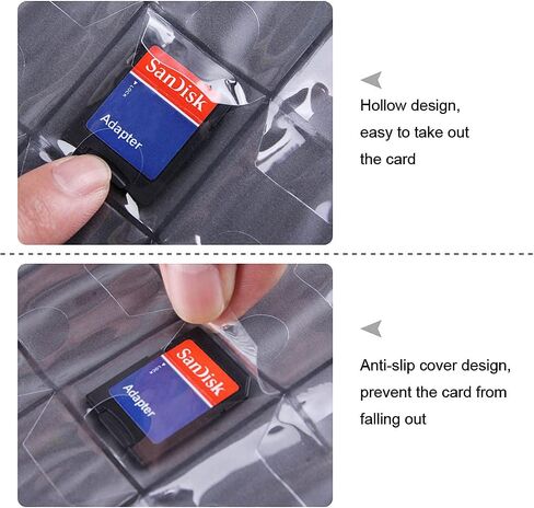kitguard 300 Pockets Binder Compatible with Amiibo Cards, ACNH NFC Tags Mini Size Game Cards Carrying Case with Sleeves in Kuwait