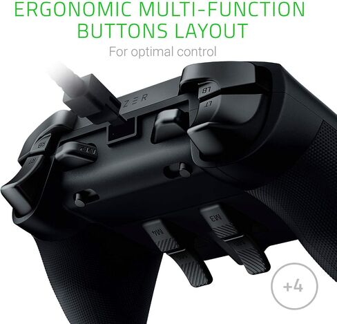 Razer Wolverine Ultimate Chroma- Fully Customizable Gamepad Controller - Interchangeable Analog Sticks & Dpad - Compatible with Xbox One, PC (Renewed) in Saudi Arabia