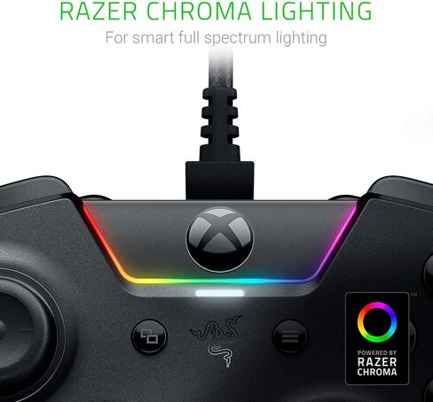 Razer Wolverine Ultimate Chroma- Fully Customizable Gamepad Controller - Interchangeable Analog Sticks & Dpad - Compatible with Xbox One, PC (Renewed) in Saudi Arabia