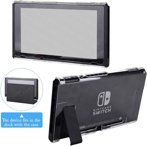 حقيبة حمل لجهاز نينتندو سويتش مع عبوتين من واقي الشاشة، عبوتين من حامل بطاقات الألعاب، حقيبة حمل صلبة محمولة للسفر تتسع لـ 20 خرطوشة ألعاب وملحقات وحدة تحكم نينتندو سويتش الأخرى in Kuwait