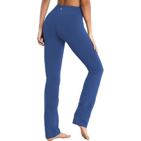 BUBBLELIME 29"/31"/33"/35"/37" Women's High Waist Straight Leg Yoga Pants Tummy Control Workout Pants with Pockets in Saudi Arabia