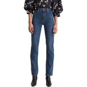 بنطال جينز Levi's Premium 724 النسائي المستقيم عالي الارتفاع
