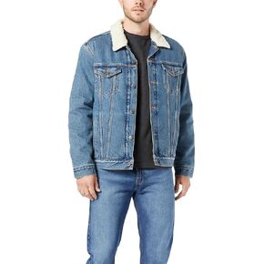 Signature by Levi Strauss & Co. Gold Label Men's Signature Sherpa Lined Trucker Jacket