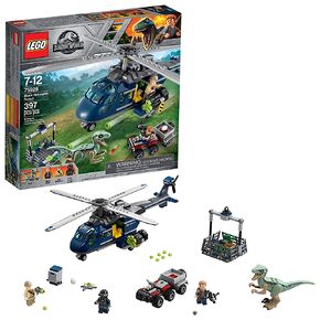 LEGO Jurassic World Blue's Helicopter Pursuit 75928 Building Kit (397 Pieces) in Saudi Arabia