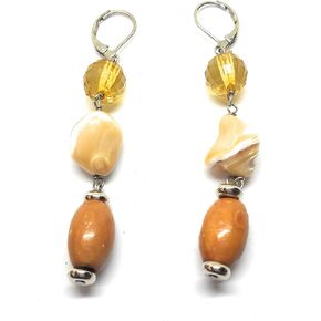 Cookie Lee Wood Beaded Earrings (B2) 89496 in Saudi Arabia