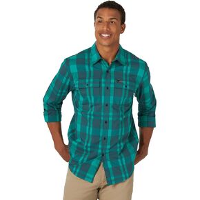 قميص ATG من Wrangler رجالي ATG من Wrangler بأكمام طويلة مع جيب يغلق بأزرار للأسفل in Kuwait