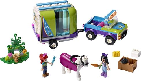 LEGO Friends Mia's Horse Trailer 41371 Building Kit with Mia and Emma Mini Dolls includes Toy Truck, Horse, and Rabbit for Creative Play (216 Pieces) in Saudi Arabia