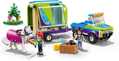 LEGO Friends Mia's Horse Trailer 41371 Building Kit with Mia and Emma Mini Dolls includes Toy Truck, Horse, and Rabbit for Creative Play (216 Pieces) in Saudi Arabia