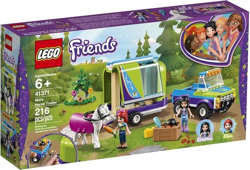 LEGO Friends Mia's Horse Trailer 41371 Building Kit with Mia and Emma Mini Dolls includes Toy Truck, Horse, and Rabbit for Creative Play (216 Pieces) in Saudi Arabia
