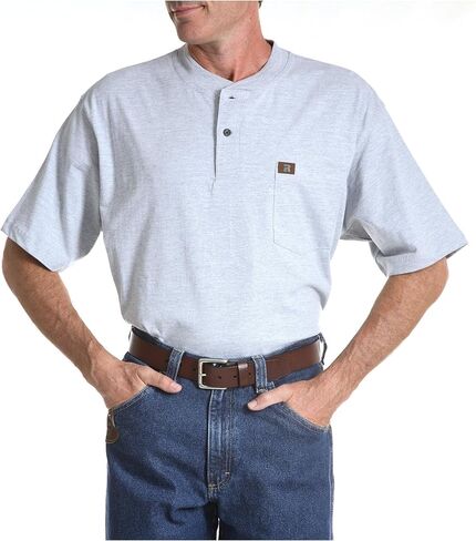 Wrangler Riggs Workwear Men's Short Sleeve Henley in Saudi Arabia