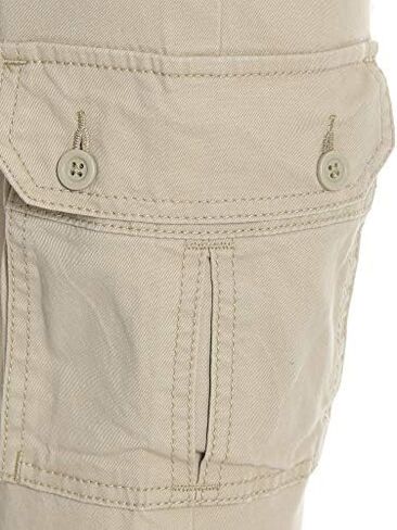 Wrangler Boys' Premium Stretch Cargo Pants + Adjustable Waistband (Buff Tan) in Saudi Arabia