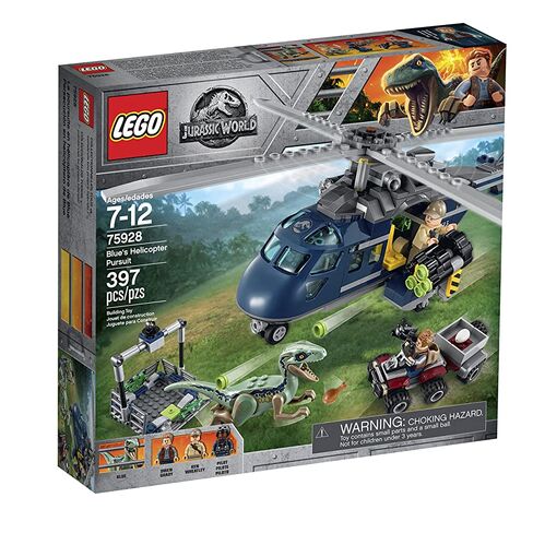 LEGO Jurassic World Blue's Helicopter Pursuit 75928 Building Kit (397 Pieces) in Saudi Arabia