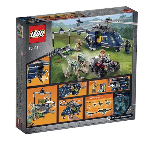 LEGO Jurassic World Blue's Helicopter Pursuit 75928 Building Kit (397 Pieces) in Saudi Arabia