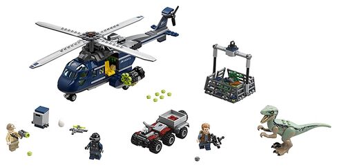 LEGO Jurassic World Blue's Helicopter Pursuit 75928 Building Kit (397 Pieces) in Saudi Arabia