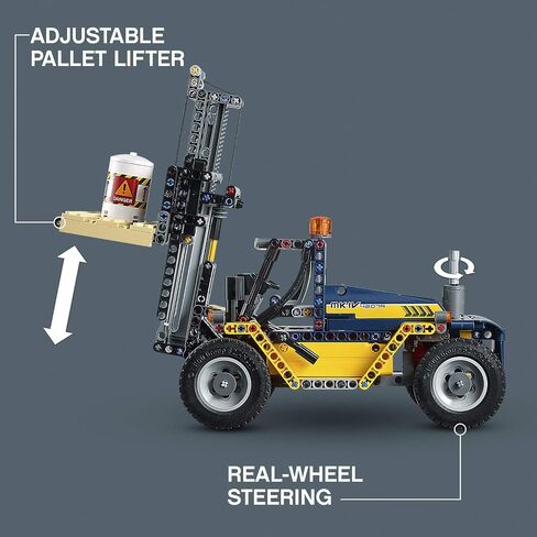 LEGO Technic Heavy Duty Forklift 42079 Building Kit (592 Pieces) (Discontinued by Manufacturer) in Saudi Arabia