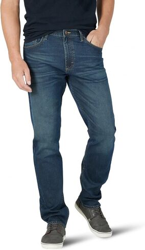 بنطلون جينز مطاطي من Wrangler Authentics للرجال ذو ملاءمة رياضية in Kuwait
