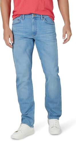بنطلون جينز مطاطي من Wrangler Authentics للرجال ذو ملاءمة رياضية in Kuwait
