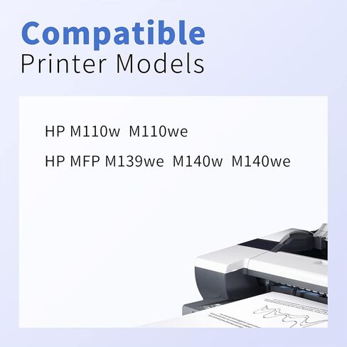 استبدال خرطوشة الحبر المتوافقة MYCARTRIDGE SUPRINT 141A W1410A لطابعة HP 141A W1410A باللون الأسود بدون شريحة لطابعة Laserjet M110w M110we MFP M139we MFP M140w MFP M140we in Kuwait