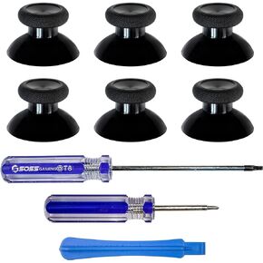 Xbox One Controller Joystick Replacement - 6PCS Thumbsticks Analog Thumb Sticks Parts - Ultra Durable with T6 and T8h Repair Screwdriver Kit for Xbox One Controller in Saudi Arabia