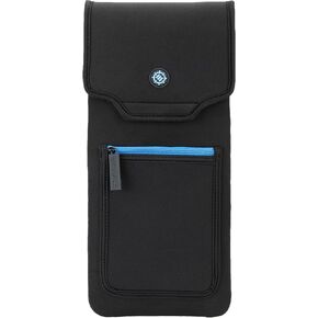 ENHANCE Bluetooth Keyboard Sleeve Case for Logitech K810, Anker, Apple Magic Keyboard (up to 11.5 Inches) with Neoprene Construction, Wireless Mouse Storage & Cable and Charger Pouch