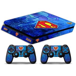 Skin Ps4 SLIM - SUPERMAN - إصدار محدود DECAL COVER ADESIVA Playstation 4 Slim SONY BUNDLE in Kuwait