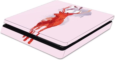 غلاف MightySkins متوافق مع وحدة تحكم Sony PS4 Slim - Horse Stampede | غطاء ملتف واقٍ ومتين وفريد ​​من نوعه من الفينيل | سهل التطبيق والإزالة وتغيير الأنماط | صنع في الولايات المتحدة الأمريكية in Kuwait