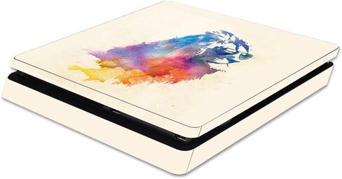 غلاف MightySkins متوافق مع وحدة تحكم Sony PS4 Slim - Horse Stampede | غطاء ملتف واقٍ ومتين وفريد ​​من نوعه من الفينيل | سهل التطبيق والإزالة وتغيير الأنماط | صنع في الولايات المتحدة الأمريكية in Kuwait