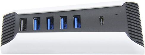 PS5 USB Hub 5 Ports USB Extender, USB High Speed Expansion Hub Charger USB Extender Compatible with Playstation 5 Game Console Accessories PS5 Converter Fast Transmission Multi-port Hub Distributor in Saudi Arabia