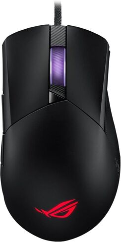 ASUS ROG Gladius III Wired Gaming Mouse, 19K Optical Sensor, 19,000 DPI, 6 Programmable Buttons, RGB Lighting, ROG Switch Socket Design, Swappable Switches, Ergonomic, Black in Saudi Arabia