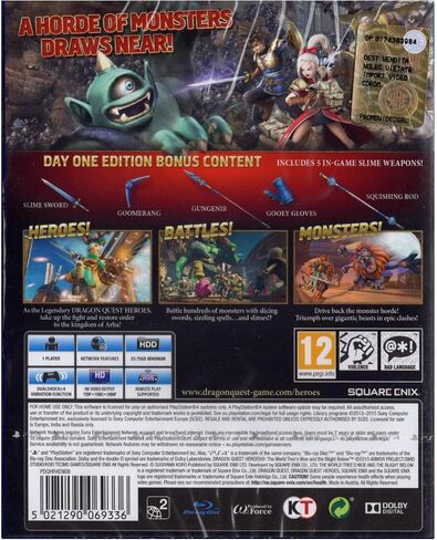 Dragon Quest Heroes: The World Tree's Woe and The Blight below - إصدار اليوم الأول (PS4) in Saudi Arabia