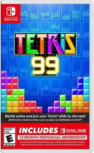 Tetris 99 + عضوية فردية عبر الإنترنت لمدة 12 شهرًا في Nintendo Switch - Nintendo Switch in Saudi Arabia