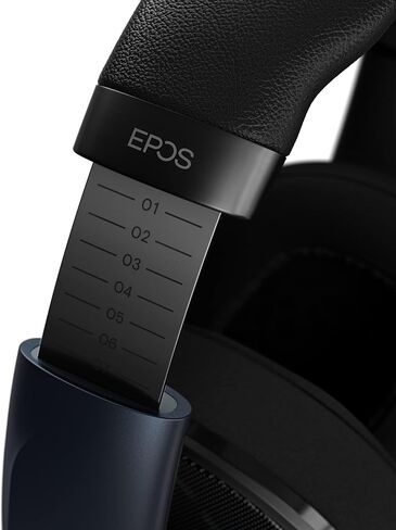 EPOS H6Pro - سماعة ألعاب صوتية مفتوحة مع ميكروفون - عصابة رأس خفيفة الوزن - تصميم مريح ومتين، ملحقات الألعاب (أسود) (متجددة) in Saudi Arabia
