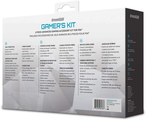 مجموعة ألعاب دريم جير 6 في 1، باللون الأسود لجهاز بلاي ستيشن 4 in Kuwait