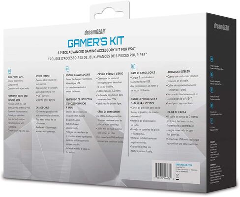 مجموعة ألعاب دريم جير 6 في 1، باللون الأسود لجهاز بلاي ستيشن 4 in Kuwait