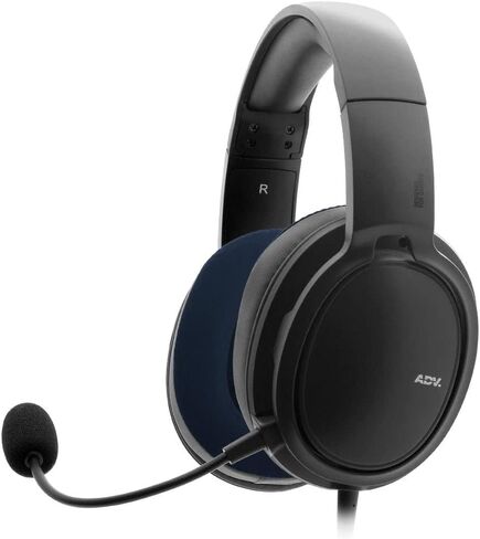 ايه دي في سماعة العاب ان اس ام الجيل الثاني فوق الاذن - صوت عالي الدقة، عصابة رأس قابلة للتعديل، مايكروفون مدمج - (اسود) in Kuwait