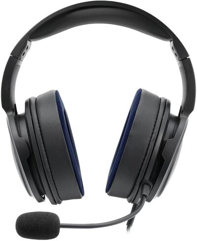 ايه دي في سماعة العاب ان اس ام الجيل الثاني فوق الاذن - صوت عالي الدقة، عصابة رأس قابلة للتعديل، مايكروفون مدمج - (اسود) in Kuwait