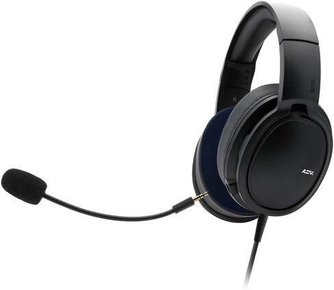 ايه دي في سماعة العاب ان اس ام الجيل الثاني فوق الاذن - صوت عالي الدقة، عصابة رأس قابلة للتعديل، مايكروفون مدمج - (اسود) in Kuwait