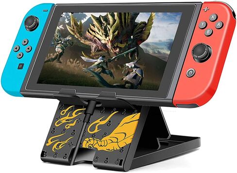 حامل Busjoy لجهاز Nintendo Switch، وSteam Deck، وSwitch OLED، وSwitch Lite، وحامل قابل للتعديل بزاوية عبور الحيوانات، ودعامة محمولة قابلة للطي وغير قابلة للانزلاق in Kuwait