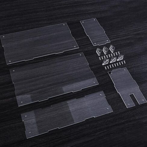 MANWU تجميع غطاء صندوق عرض الغبار الواقي لطراز Nintendo Switch OLED الجديد (الغطاء فقط)، غلاف شفاف من الأكريليك متوافق مع Switch in Kuwait