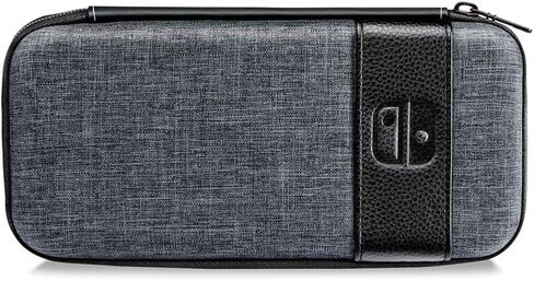 PDP Gaming Elite Slim Travel Case For Console, Up To 6 Games: Grey - Nintendo Switch in Saudi Arabia