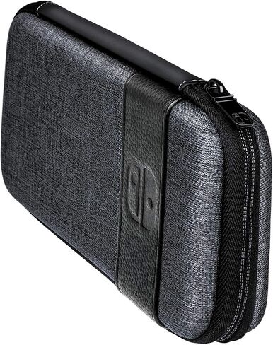 PDP Gaming Elite Slim Travel Case For Console, Up To 6 Games: Grey - Nintendo Switch in Saudi Arabia