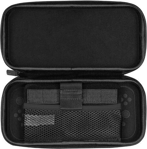 PDP Gaming Elite Slim Travel Case For Console, Up To 6 Games: Grey - Nintendo Switch in Saudi Arabia