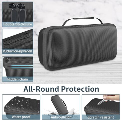 حقيبة حمل LONANDY لسطح البخار، حقيبة سفر محمولة ذات سعة كبيرة، حامل سطح بخار مدمج قابل للطي، حقيبة حمل صلبة واقية متوافقة مع وحدة تحكم سطح البخار وملحقاتها in Kuwait