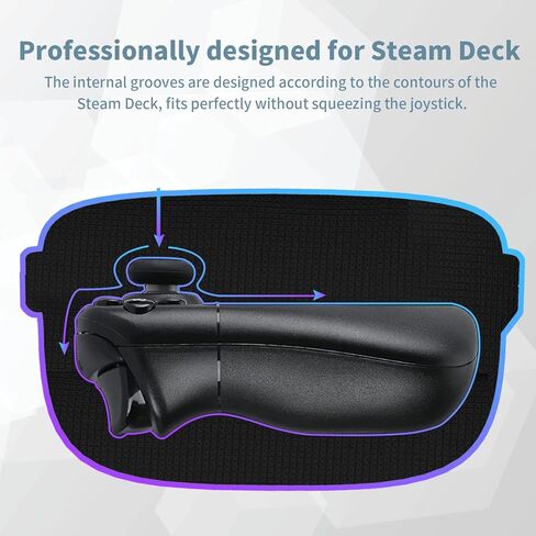 حقيبة حمل LONANDY لسطح البخار، حقيبة سفر محمولة ذات سعة كبيرة، حامل سطح بخار مدمج قابل للطي، حقيبة حمل صلبة واقية متوافقة مع وحدة تحكم سطح البخار وملحقاتها in Kuwait