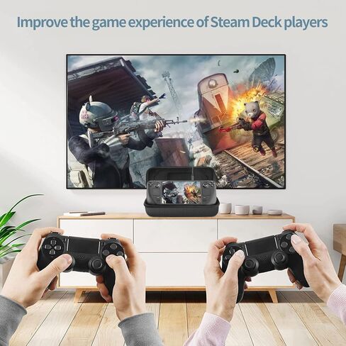 حقيبة حمل LONANDY لسطح البخار، حقيبة سفر محمولة ذات سعة كبيرة، حامل سطح بخار مدمج قابل للطي، حقيبة حمل صلبة واقية متوافقة مع وحدة تحكم سطح البخار وملحقاتها in Kuwait